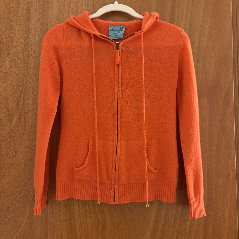 Excellent Condition Letarte Après Soleil Cashmere Zip-Up Sweater